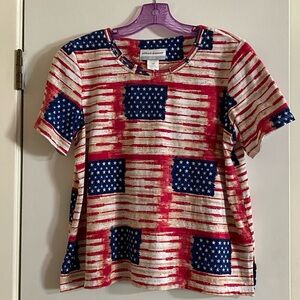 Alfred Dunner women’s petite medium T-shirt with studs around the color